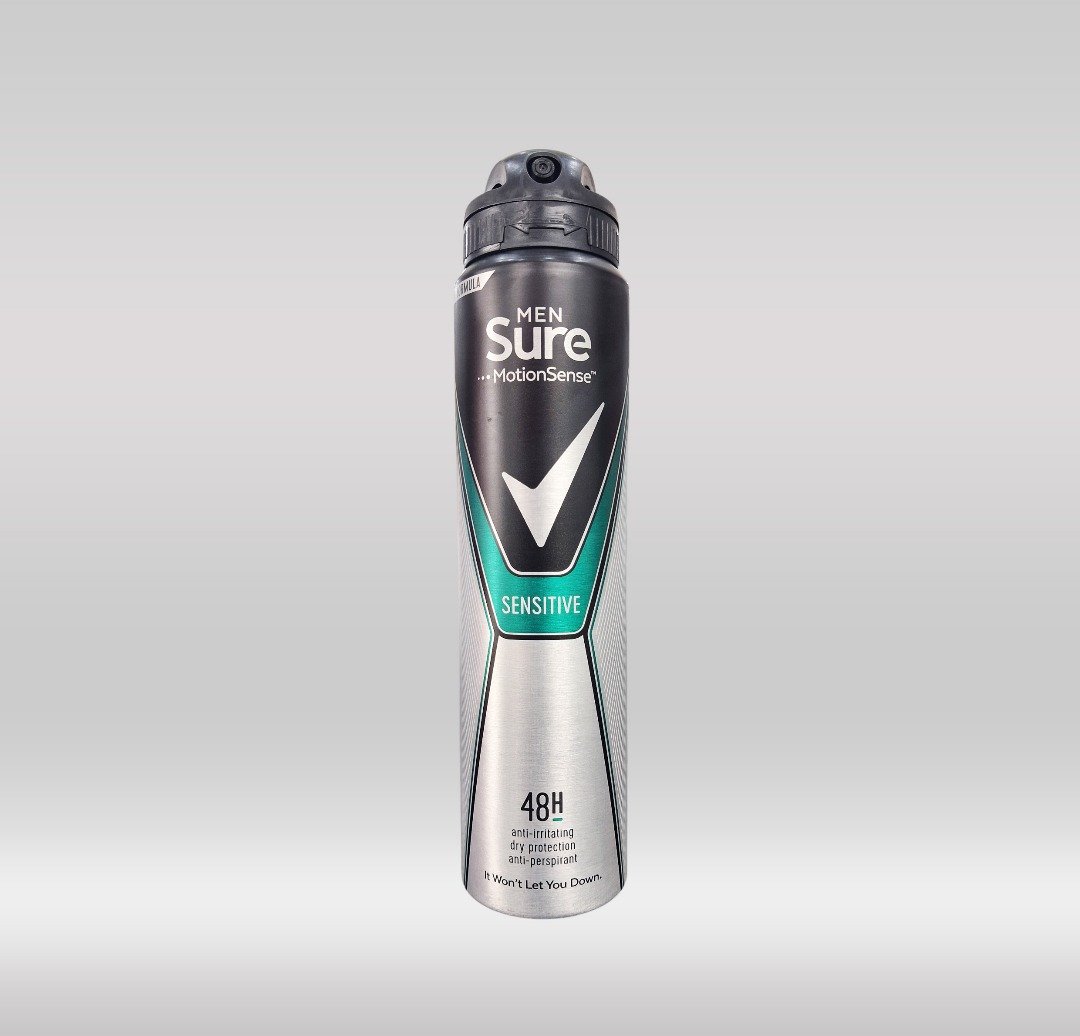 SURE DEO SPRAY MEN 250ML - SENSITIVE 1X6