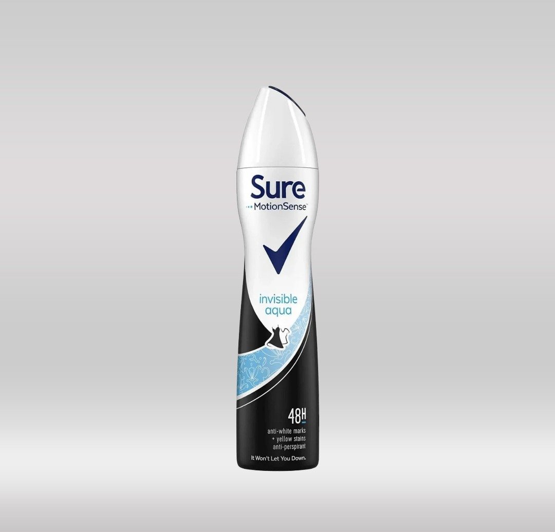 SURE DEO SPRAY WOMEN 250ML - INV AQUA 1X6