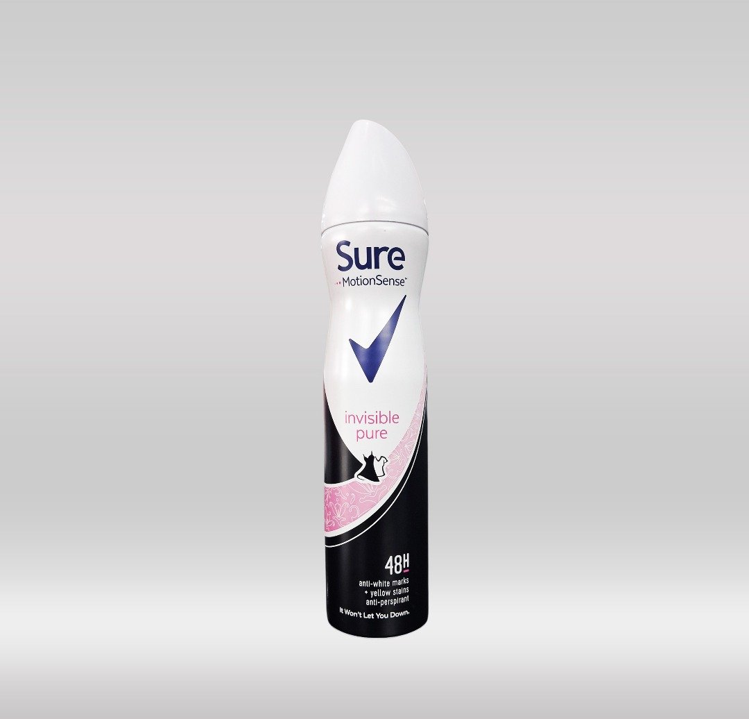 SURE DEO SPRAY WOMEN 250ML - PURE 1X6