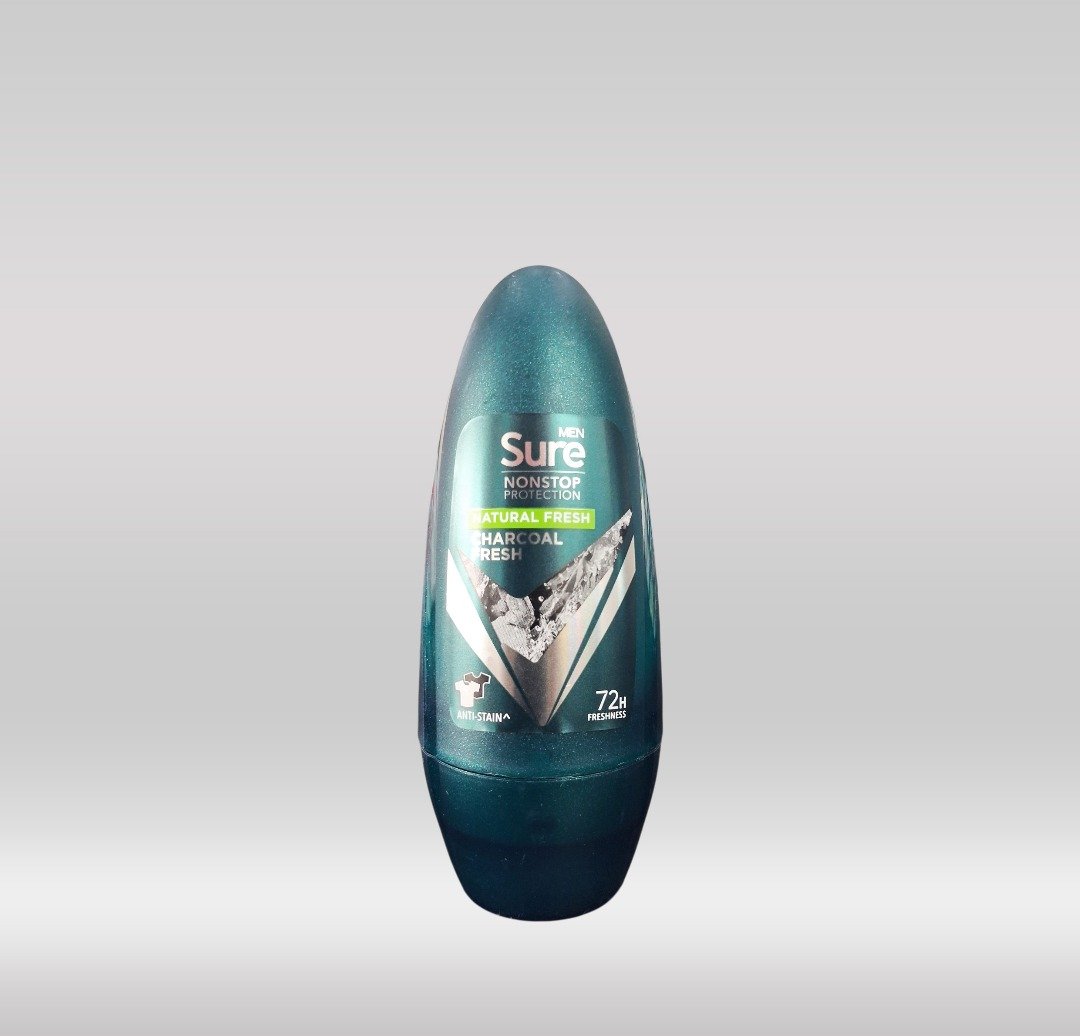 SURE ROLL ON 45ML MEN - CHARCOAL FRESH 1X24