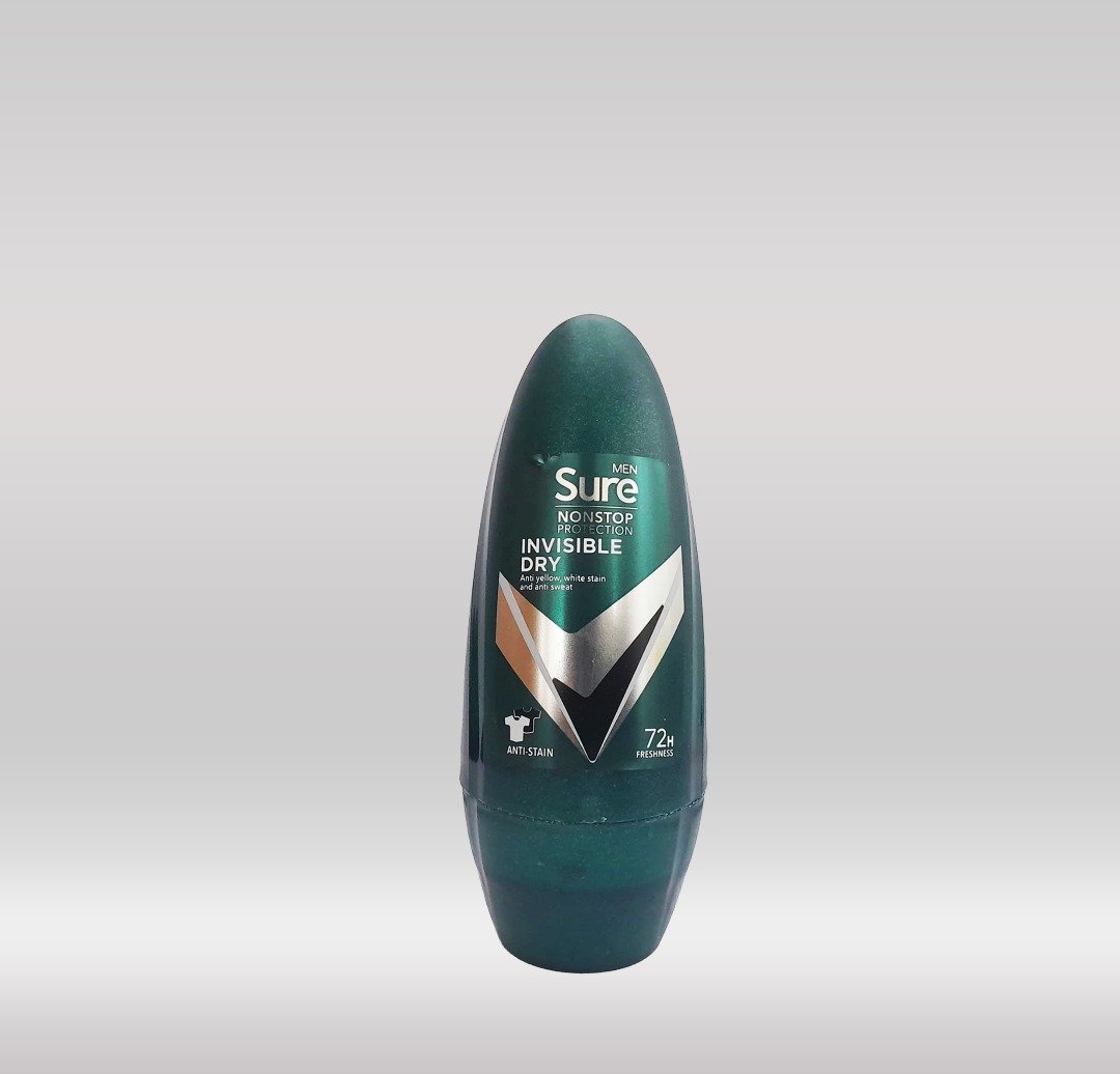 SURE ROLL ON 45ML MEN - INVISIBLE DRY 1X24