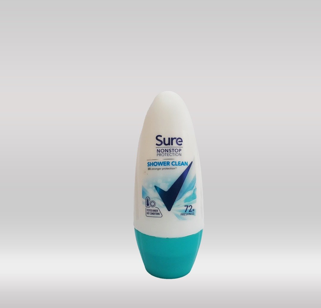 SURE ROLL ON 45ML WOMEN - SHOWER CLEAN 1X24