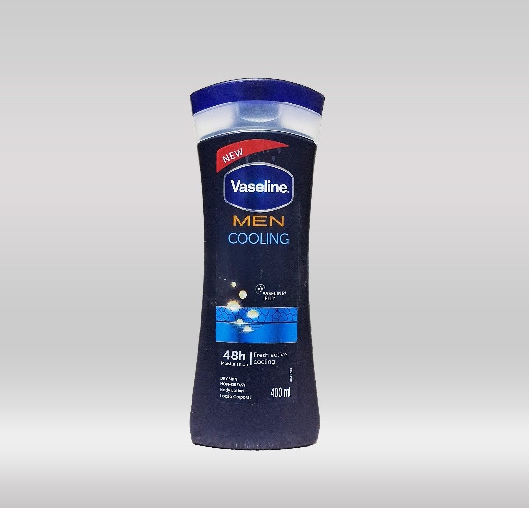 VASELINE LOTION FOR MEN 400ML COOLING 1X48