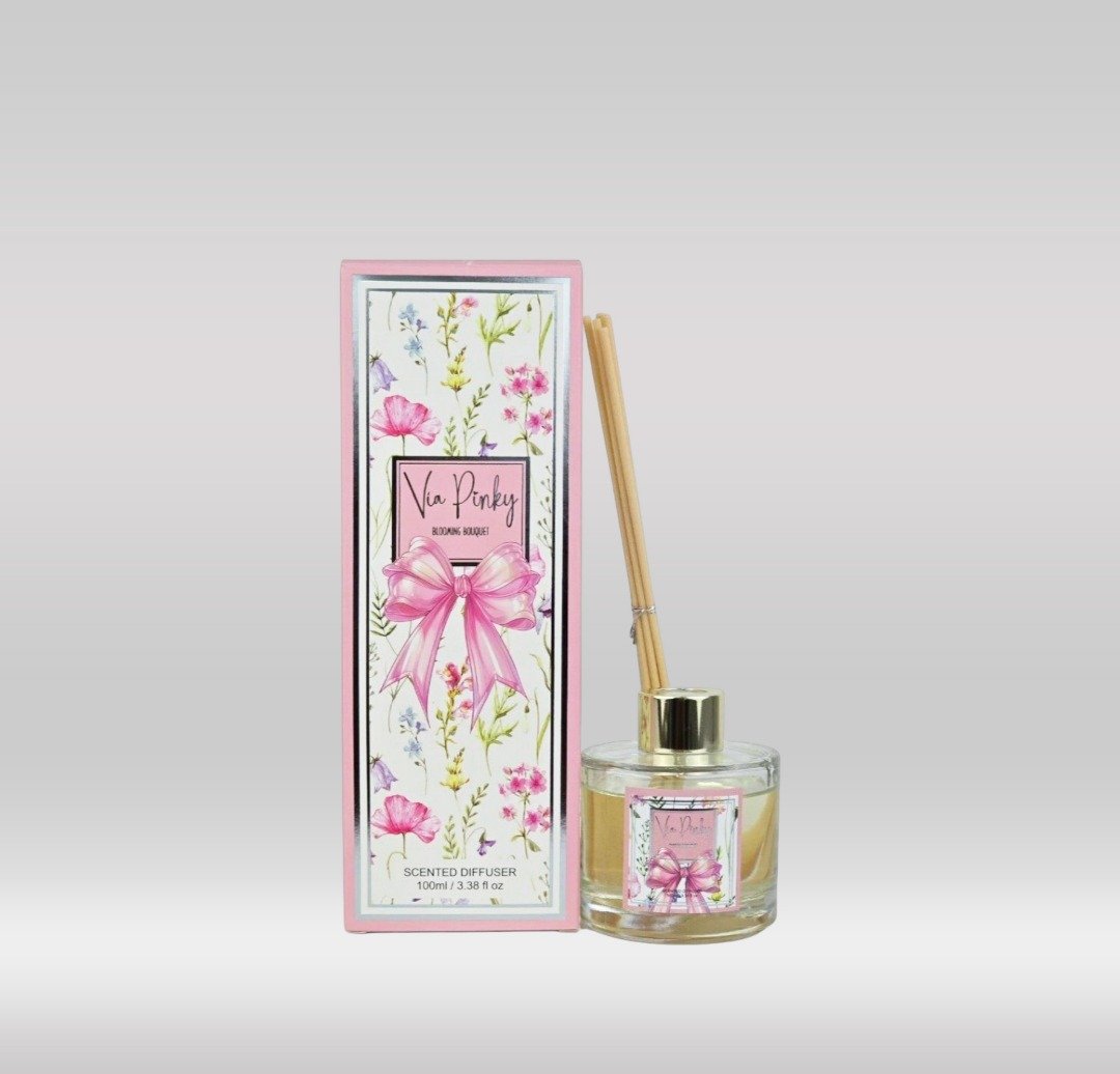 VIA PINKY REED DIFFUSER 100ML - BLOOMING BOUQUET 1X48