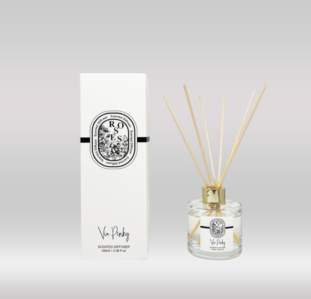 VIA PINKY REED DIFFUSER 100ML - ROSES 1X48