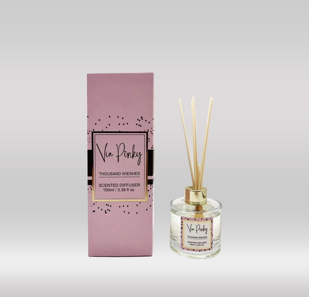 VIA PINKY REED DIFFUSER 100ML - THOUSAND WISHES 1X48