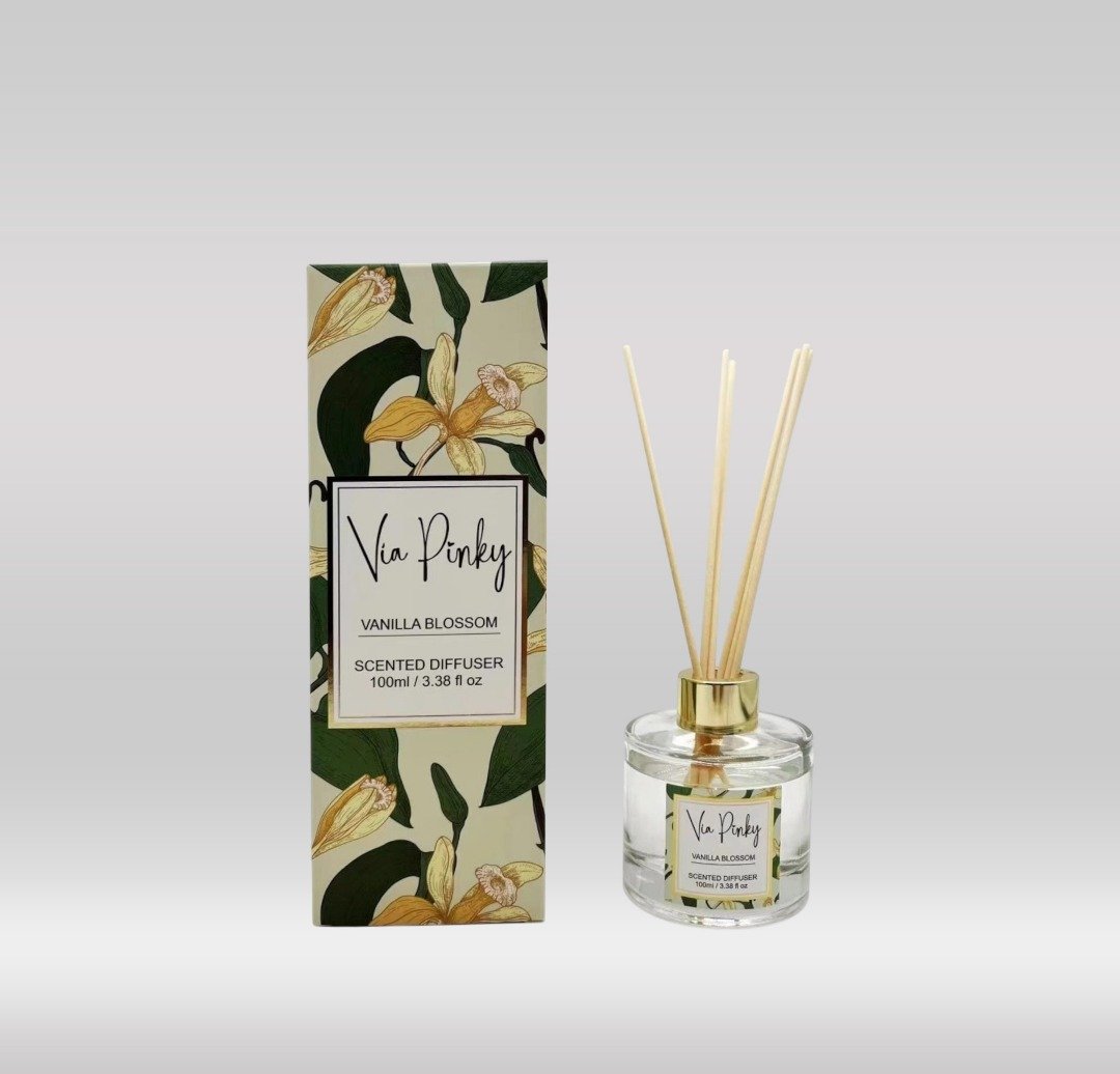 VIA PINKY REED DIFFUSER 100ML - VANILLA BLOSSOM 1X48