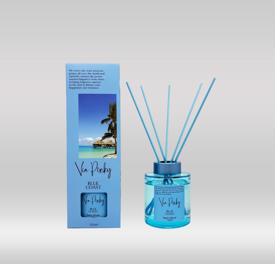 VIA PINKY REED DIFFUSER 120ML - BLUE COAST 1X48