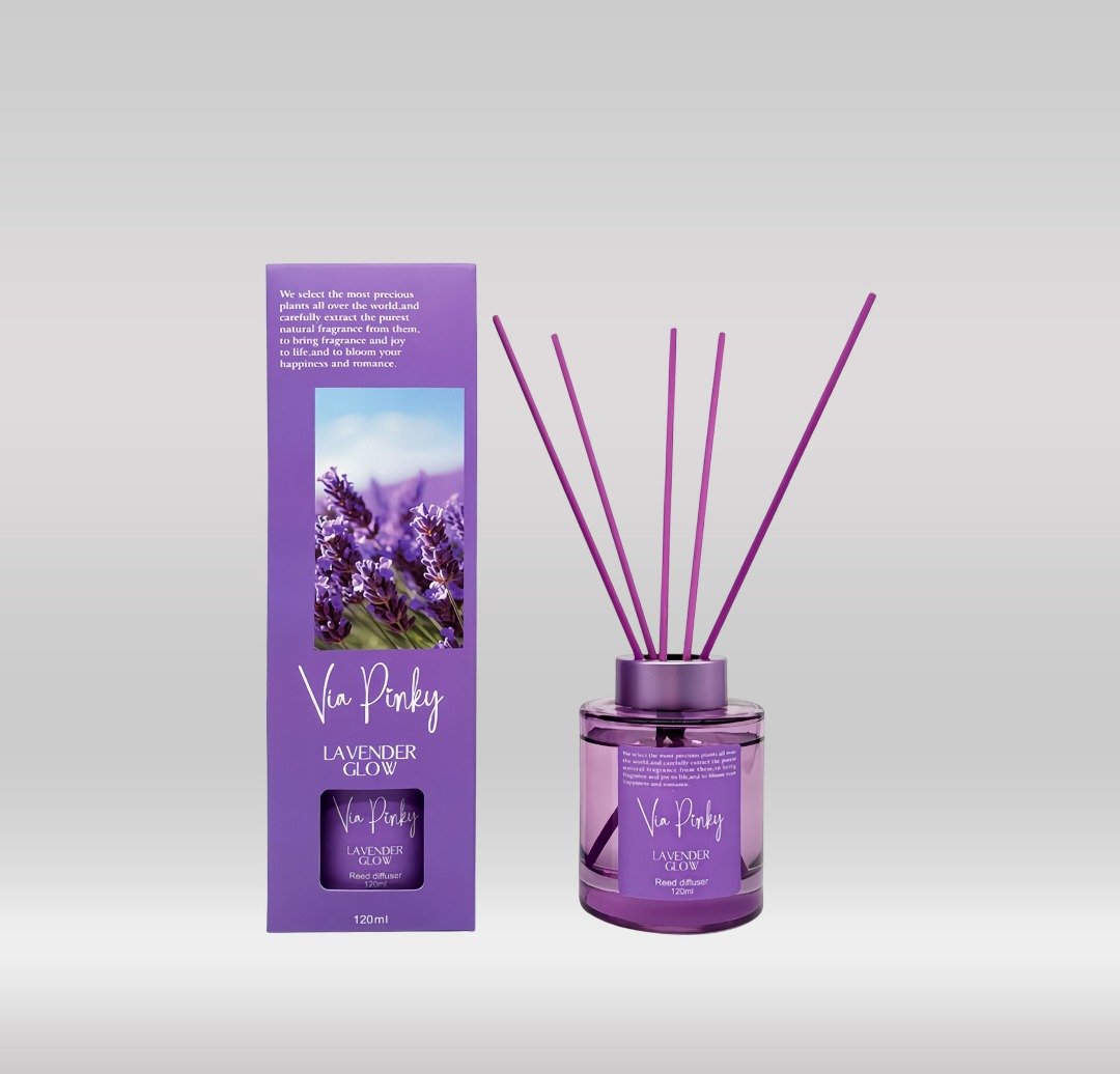 VIA PINKY REED DIFFUSER 120ML - LAVENDER GLOW 1X48