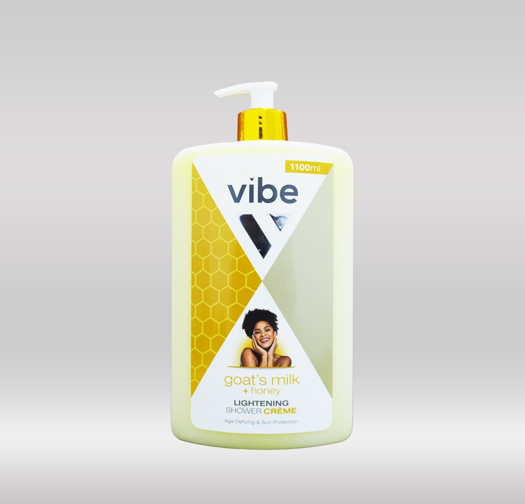 VIBE SHOWER GEL GOAT MILK 1.1LTR - HONEY 1X12