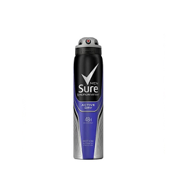 Sure Deo Spray Men 250ml - Active Dry