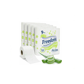 Freedom Toilet Rolls 9's -  Aloe Vera