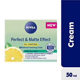 Nivea Perfect & Matte Effect Oil Control Vanishing Cream Very Oily Skin- 50ml