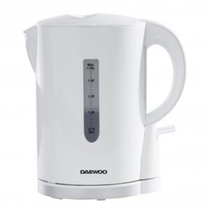 Daewoo White Plastic Kettle 1.7Ltrs 1X1