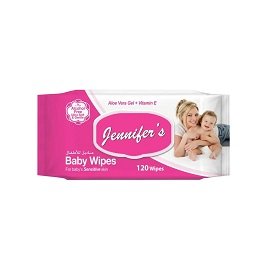 Jennifer's Baby Wipes 120's