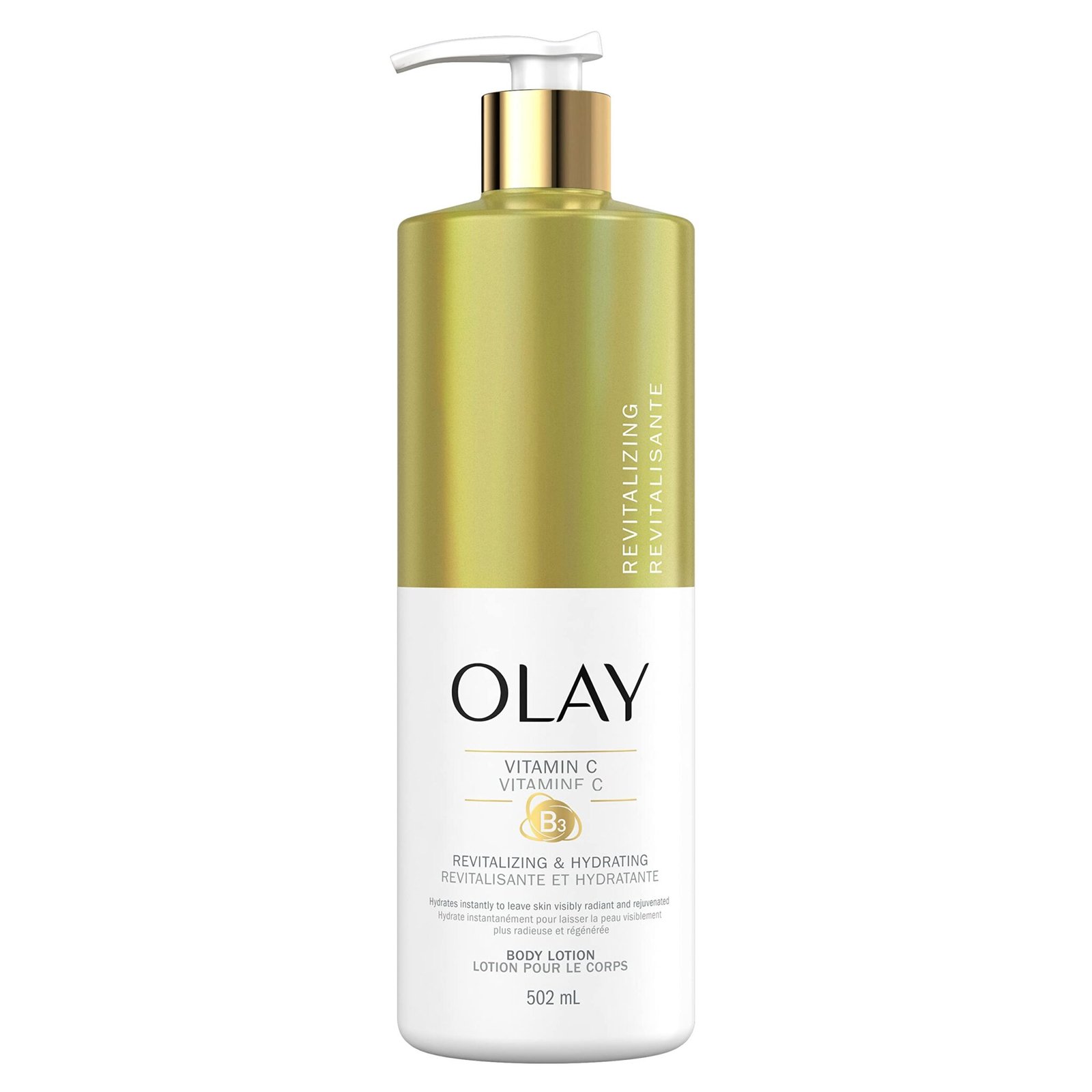 Olay Body Lotion 502ml Vitamin C Hydrate & Revitalising