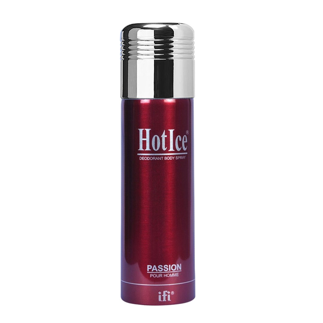 Hot Ice Deo Spray 200ml - Passion (Pour Homme)
