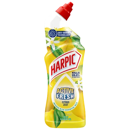 Harpic Liquid 750ml - Active Fresh Citrus Zest