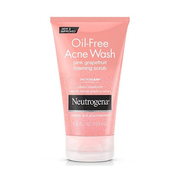 Neutrogena Oil-Free Acne Wash Pink Grapefruit Scrub 124ml
