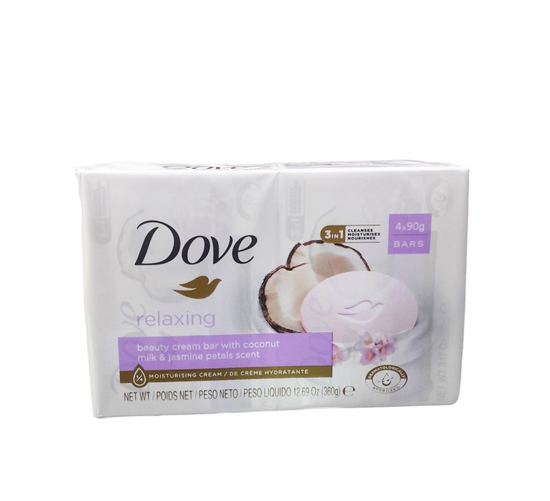 Dove Bar Soap 100g 4PK - Relaxing