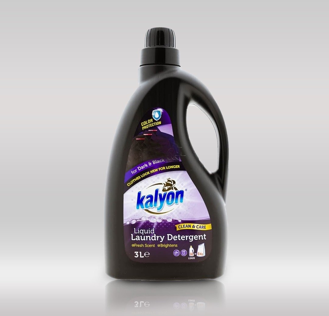 Kalyon Liquid Laundry Detergent 3L- Dark & Black