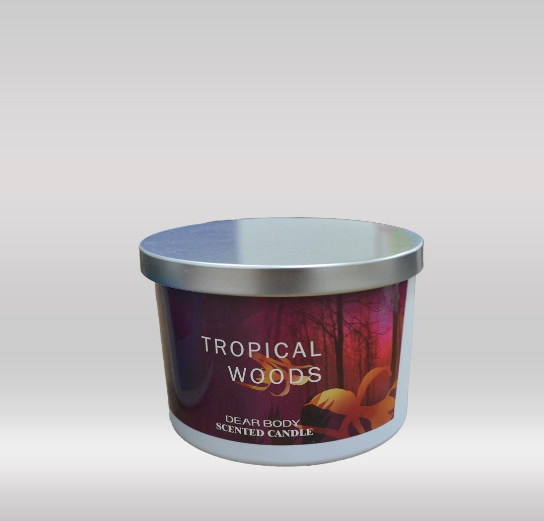 Dear Body Scented Candle 320g - Tropical Woods